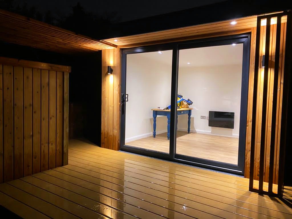 Image of garden studio installed in Swindon